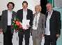 Dr. Michael Frauchiger (Managing member of the foundation council), Dr. Stephan Leuenberger (Prizewinner 2009), Prof. Dr. Wilhelm K. Essler (President), Dr. Stephan Hottinger (Vice-President)
